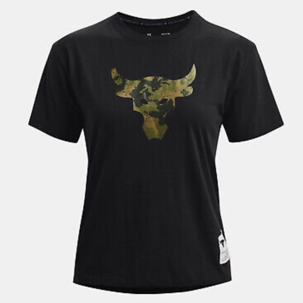 Under Armour Project Rock Camo Logo Tee